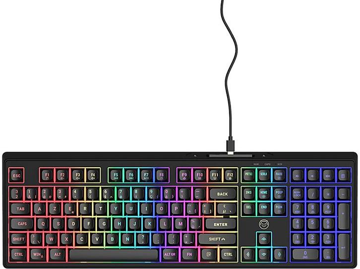 Qware -  Gaming-toetsenbord Philadelphia Azerty Zwart, Computers en Software, Toetsenborden, Bedraad, Azerty, Nieuw, Verzenden