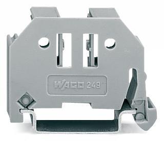 Wago 249-117 Din Rail Aanslag 10mm Grijs - 249-117 [10, Doe-het-zelf en Bouw, Elektriciteit en Kabels, Verzenden