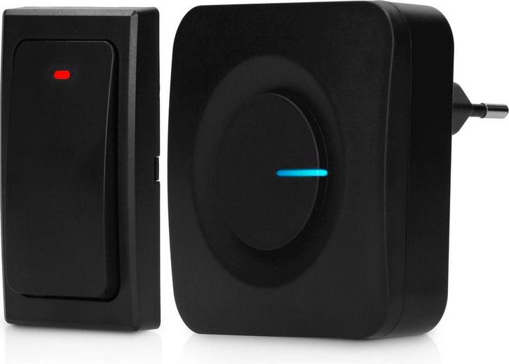 Draadloze deurbel - Deurbel draadloos - Zwart - Alecto - ADB, Huis en Inrichting, Deurbellen, Nieuw, Verzenden