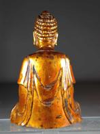 Sculpture de Bouddha XIXe - Hout - Vietnam, Antiek en Kunst