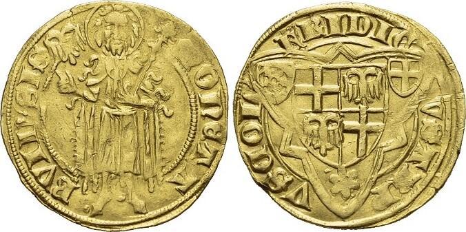Goudgulden o Jahr 1411 Koeln-erzbistum Friedrich Iii von..., Postzegels en Munten, Munten | Europa | Niet-Euromunten, België, Verzenden