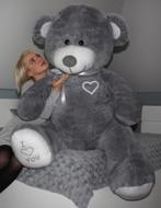 XXL Liefdesknuffelbeer 190cm - Perfect Romantisch Cadeau, Kinderen en Baby's, Ophalen of Verzenden, Nieuw, Beer