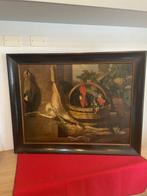 Italiaanse school (XVII) - Natura morta con cacciagione, Antiek en Kunst