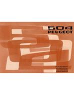 1975 PEUGEOT 504 INSTRUCTIEBOEKJE, Ophalen of Verzenden