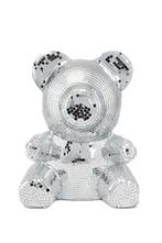 Teddybeer 31 cm Spiegeltjes Zilver Beer Discobal Pop Beeld S, Ophalen of Verzenden, Nieuw
