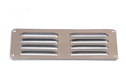 Aluminium schoepenrooster opbouw 300 x 90mm - ALU (1-3009A), Doe-het-zelf en Bouw, Ventilatie en Afzuiging, Nieuw, Verzenden