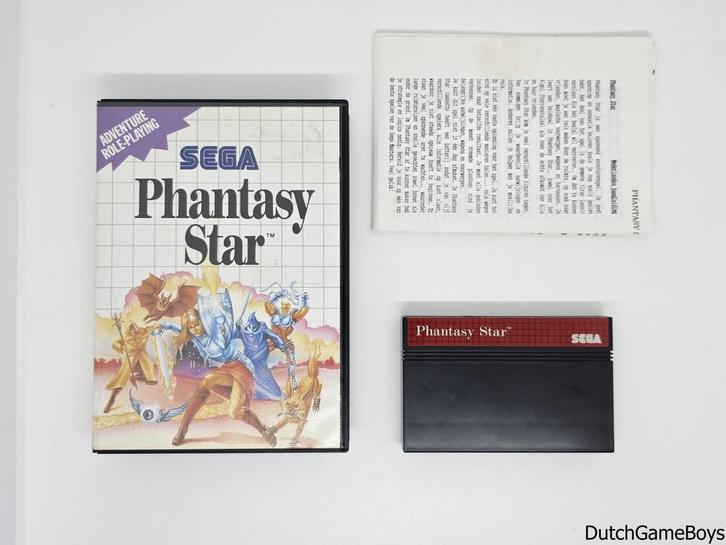 Sega Master System - Phantasy Star, Games en Spelcomputers, Games | Sega, Gebruikt, Verzenden