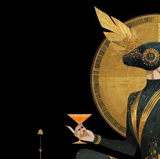 I_KONIQ - Historic spritz in Maya gold woman style, Huis en Inrichting, Overige Huis en Inrichting