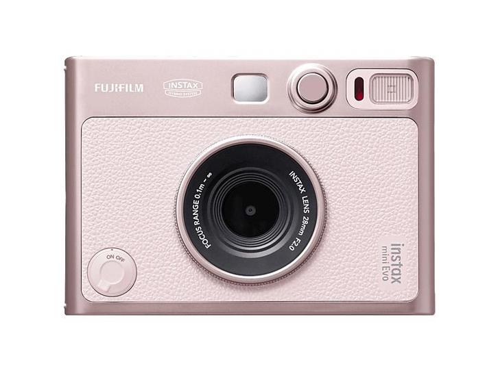 Fujifilm -  Instax Mini Evo Gentle  - Roze, Audio, Tv en Foto, Fotocamera's Analoog, Polaroid, Nieuw, Fuji, Verzenden