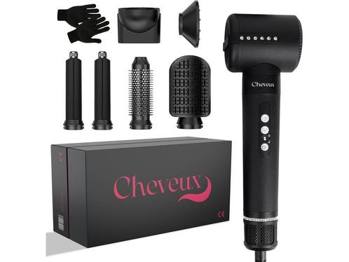 Cheveux 7-in-1 Airstyler PRO - Zwart - Krultang -, Huis en Inrichting, Woonaccessoires | Overige, Zo goed als nieuw, Verzenden
