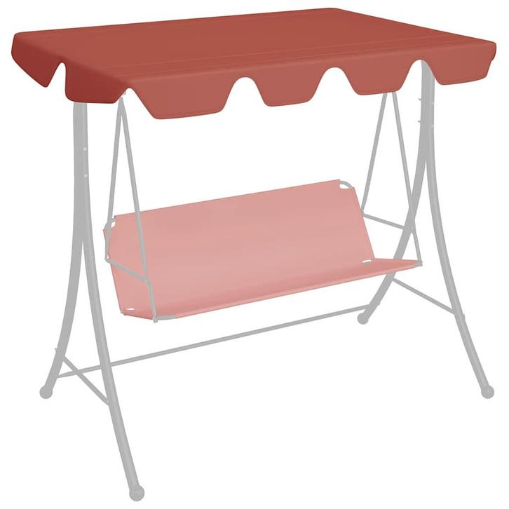 vidaXL Vervangingsluifel schommelbank 188/168x145/110 cm, Tuin en Terras, Partytenten, Nieuw, Verzenden
