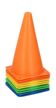 10 Pionnen Set 18cm - Voetbal Trainingsmateriaal - Spullen A, Verzamelen, Overige Verzamelen, Verzenden