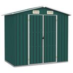 vidaXL Abri de jardin Vert 205x129x183 cm Acier, Verzenden