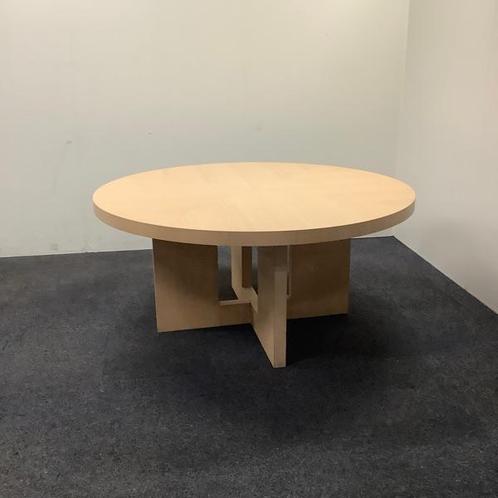 Tweedehands design Ronde houten tafel, 160 cm Ø Licht kleur, Articles professionnels, Aménagement de Bureau & Magasin | Mobilier de bureau & Aménagement