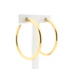 Vintage gouden oorringen | Ø 48,0 mm (oorstekers, oorbellen, Handtassen en Accessoires, Oorbellen, Ophalen of Verzenden, Gebruikt