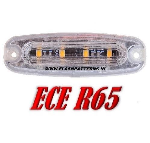 ECO-R4 Led flitser ECER65 12-24V Super Plat Blauw, Huis en Inrichting, Lampen | Losse lampen, Nieuw, Ophalen of Verzenden