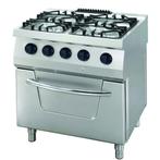 Heavy Duty cuisinière - 4 brûleurs - unité double -, Articles professionnels, Verzenden, Autres types