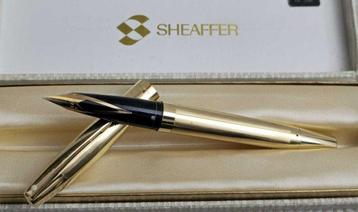 Sheaffer Fountain Pen plumin 14k (1989-96) Recorrido negro