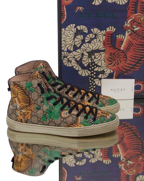 Gucci - Tiger High Top - Sneakers - Taille : EU 43, Kleding | Heren, Schoenen