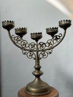 Antieke messing kandelaars - Mid-century modern - Messing -, Antiek en Kunst