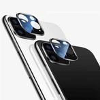 iPhone XS Camera Lens Cover - Tempered Glass en Metalen Ring, Télécoms, Téléphonie mobile | Housses, Coques & Façades | Marques Autre