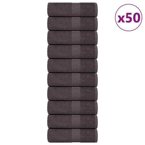 vidaXL Gastendoekjes 50st 30x50cm 360g/m² 100% katoen, Huis en Inrichting, Badkamer | Badtextiel en Accessoires, Nieuw, Verzenden