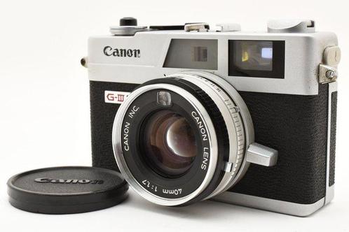Canon Canonet QL17 G-III with 1.7/40mm chrome | Meetzoeker, Audio, Tv en Foto, Fotocamera's Analoog