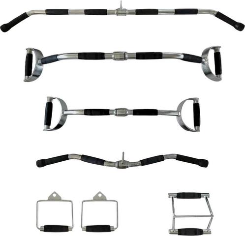 PH Fitness 6-in-1 Multi-Grip Iron Set – Premium Gym-Quality, Sport en Fitness, Fitnessapparatuur, Overige typen, Nieuw, Metaal
