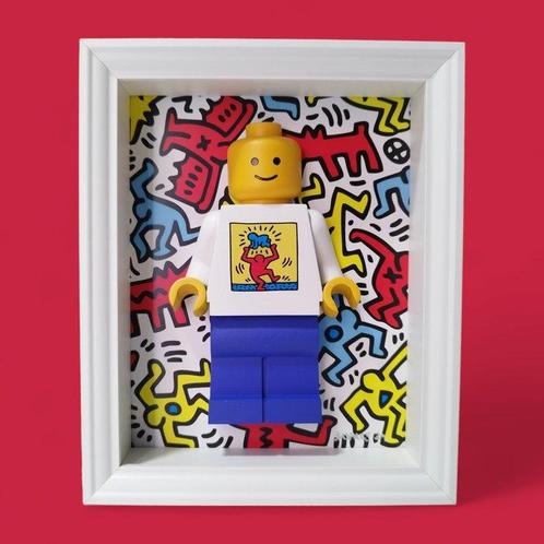 BADFACE (XXI) - Tribute to Lego Keith Haring Edition, Antiek en Kunst, Kunst | Schilderijen | Modern