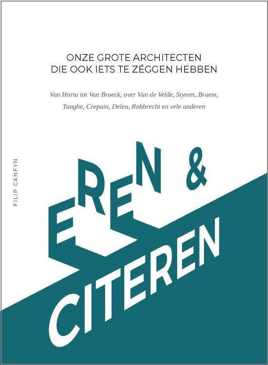 Eren en citeren 9789078699064 Filip Canfyn, Boeken, Hobby en Vrije tijd, Gelezen, Verzenden