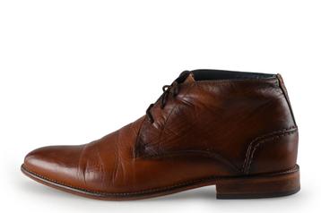Van Lier Veterschoenen in maat 42 Cognac | 5% extra korting beschikbaar voor biedingen