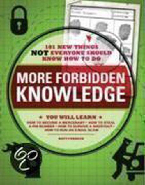 More Forbidden Knowledge 9781605500324, Livres, Livres Autre, Envoi