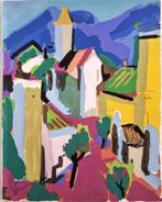Pierre Ambrogiani (1907-1985) - Village Corse, Antiek en Kunst
