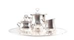 Sambonet - Theeservies (4) - Contour - Verzilverd