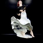 Royal Dux - Art Deco - Huge Statue Flamenco Dancer (60 cm), Antiquités & Art