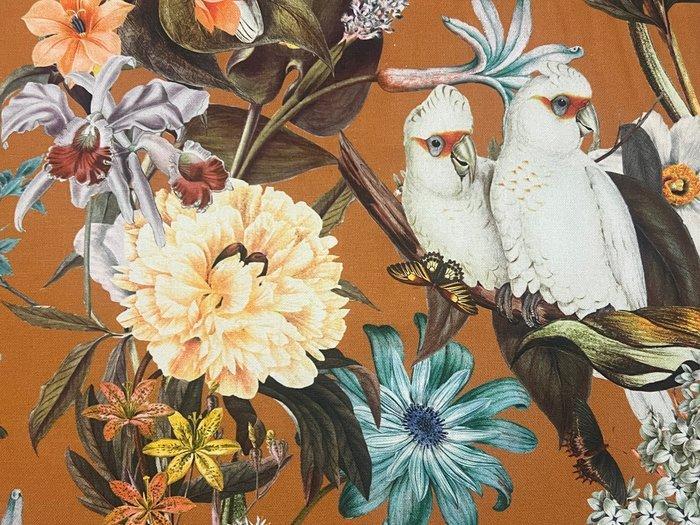 Verfijnde en elegante stof van 100% biologisch katoen,, Antiek en Kunst, Antiek | Tapijten, Tafelkleden en Textiel