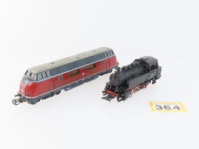 Märklin H0 - 3021/3031 - Tender locomotief (2) - V200 en BR, Hobby en Vrije tijd, Modeltreinen | H0