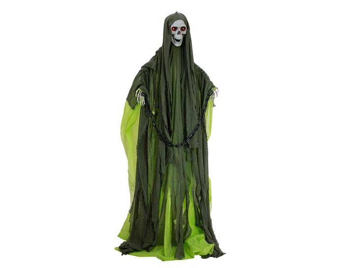 Halloween Decoratie Skelet Groene Cape Met Licht Geluid En, Muziek en Instrumenten, Microfoons