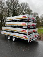 Plateau aanhangwagens EDUARD geremd 2700kg -3500kg rampen, Auto diversen, Aanhangers en Bagagewagens, Ophalen, Nieuw