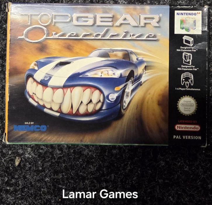 Topgear Overdrive (Nintendo 64 tweedehands game), Games en Spelcomputers, Games | Nintendo 64, Ophalen of Verzenden