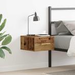 vidaXL Nachtkastje Oud hout 35 x 35 x 20 cm Bewerkt hout, Huis en Inrichting, Kasten | Overige, Verzenden, Nieuw