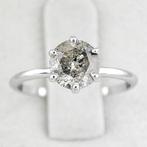 Sans prix de réserve - Bague - 14 carats Or blanc - 1.11ct., Handtassen en Accessoires, Ringen, Nieuw