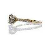Zonder Minimumprijs - Verlovingsring - 14 karaat Geel goud -, Handtassen en Accessoires, Antieke sieraden