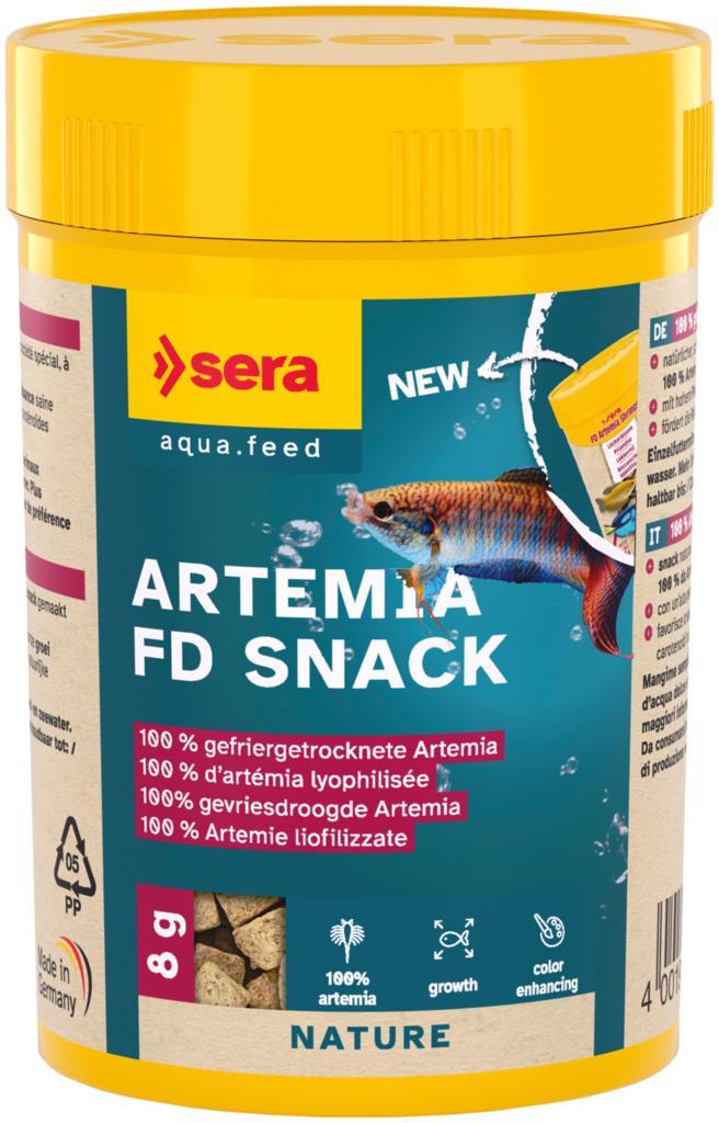 Sera Artemia FD Snack (Natuur en insectenvoer), Animaux & Accessoires, Poissons | Aquariums & Accessoires, Enlèvement ou Envoi