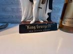King George Scotch Whisky statue w/ bottle - Reclamebord -