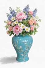 Amandelbloesem van Vincent van Gogh - After - Vaas -, Antiek en Kunst