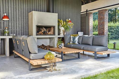 Suns Nardo sofaset light antraciet |, Tuin en Terras, Tuinsets en Loungesets