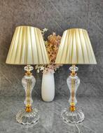 Artelight - Tafellamp - kristal - glas - brons - verguld