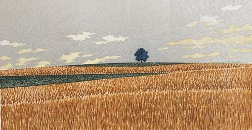 Hill-1 Wheat - Hajime Namiki  (b 1947) - Japan, Antiek en Kunst, Antiek | Overige Antiek