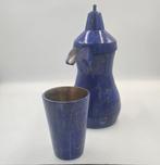 Canne et verre de lapis-lazuli Bleu royal à couper le